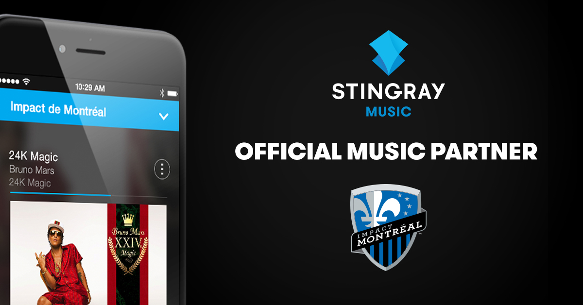 Stingray Music - Official Music Partner of L'Impact